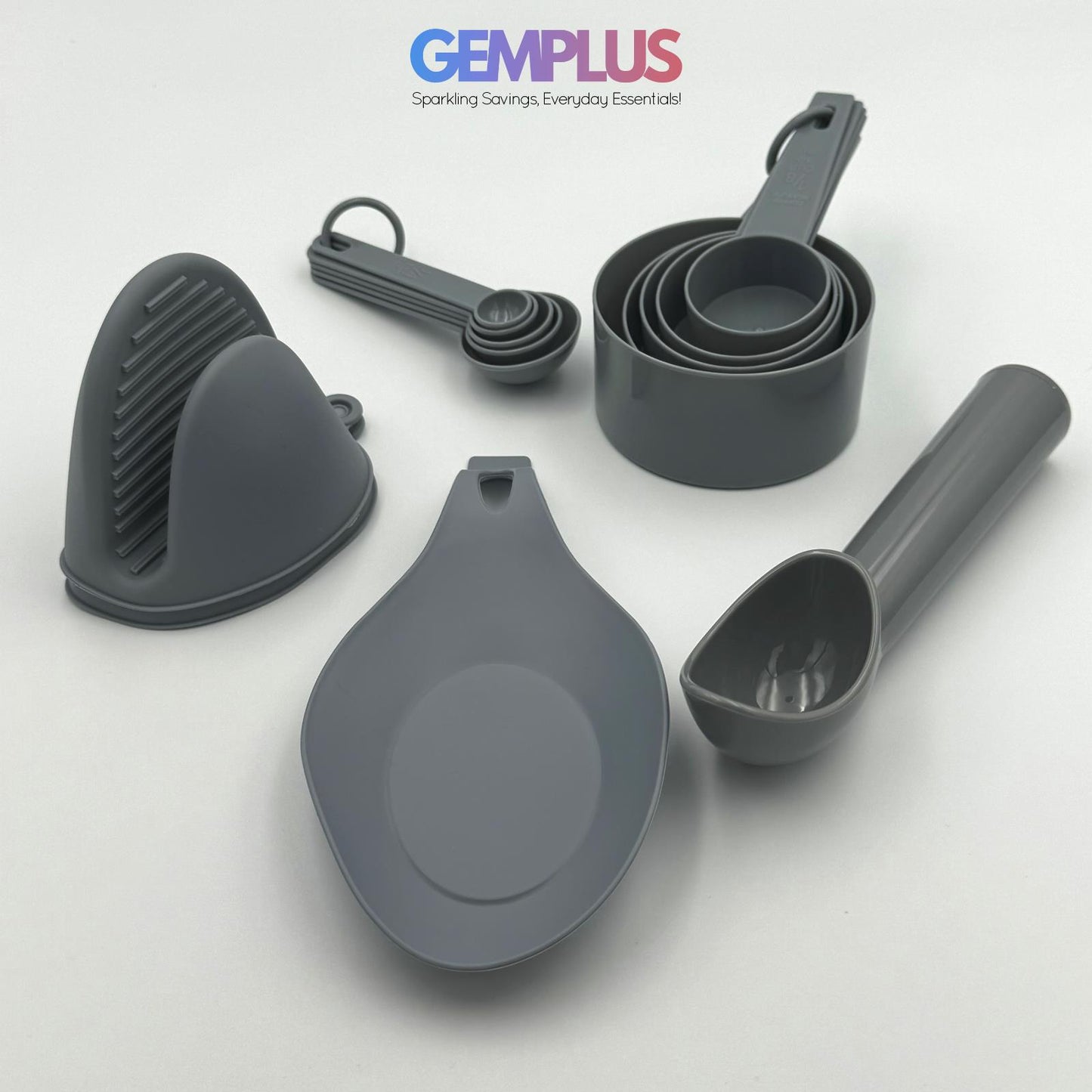 GEM+ | Premium 26-Piece Cooking & Baking Utensil Set Silicone Non-Stick BPA-FREE