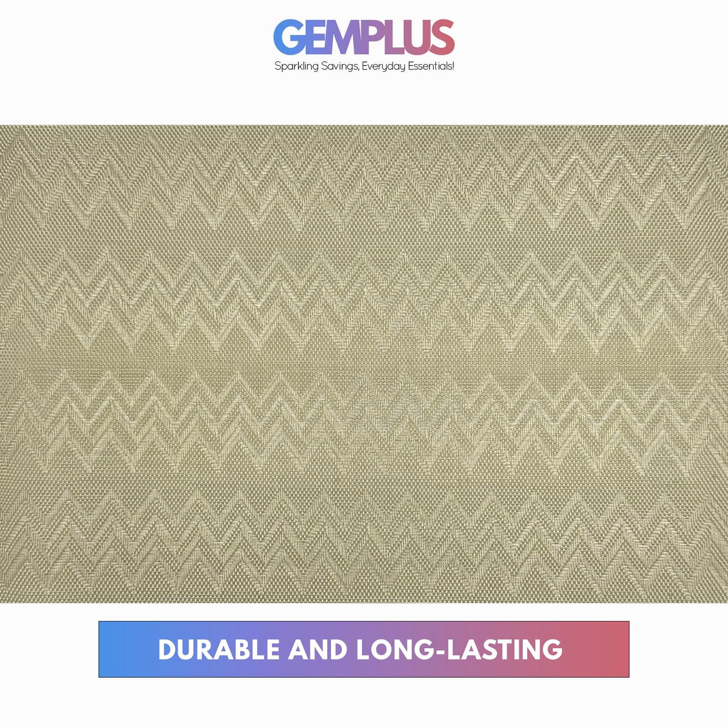 GEM+ | Premium 4/6-Piece Placemat Set – Durable Heat Resistant Easy to Clean