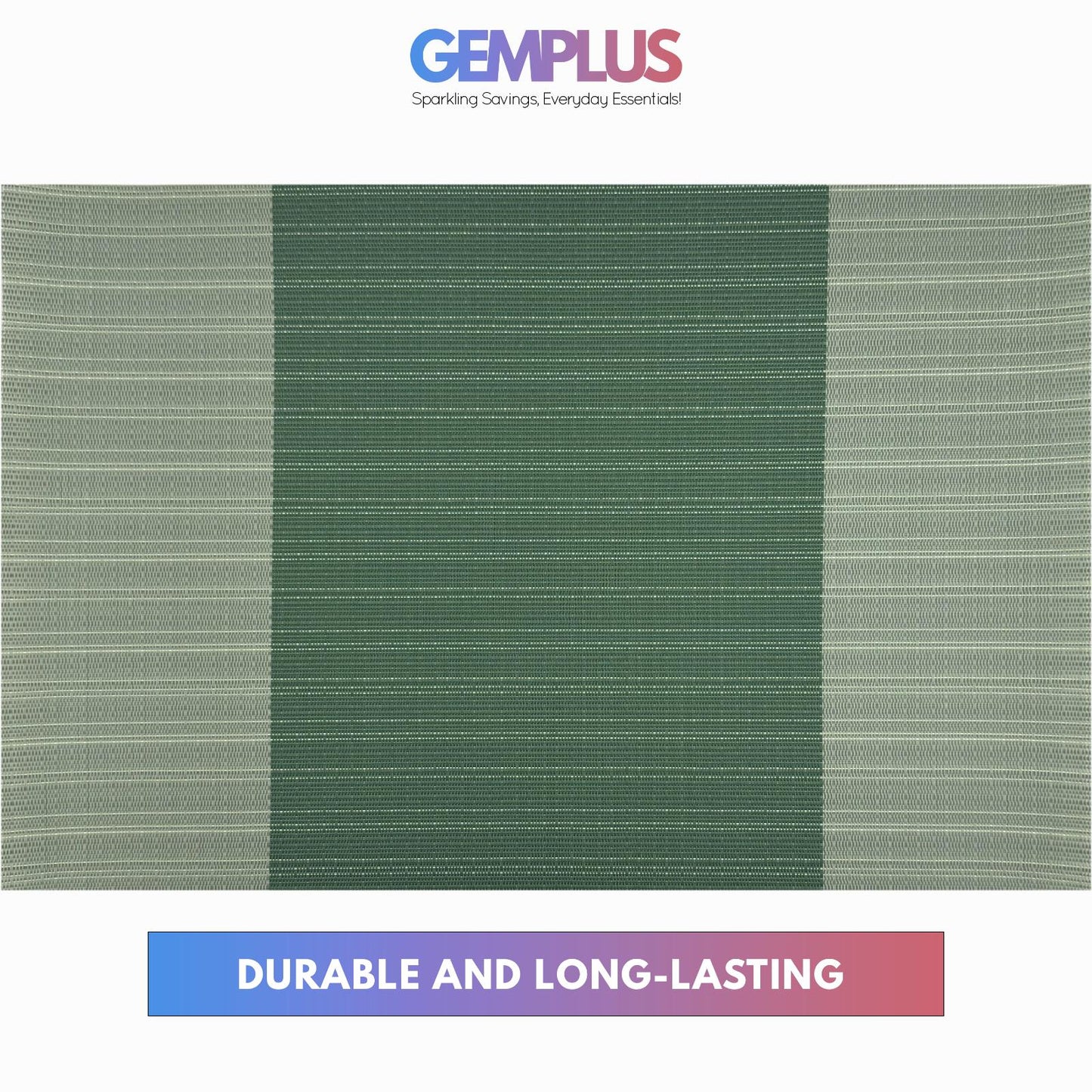 GEM+ | Premium 4/6-Piece Placemat Set – Durable Heat Resistant Easy to Clean