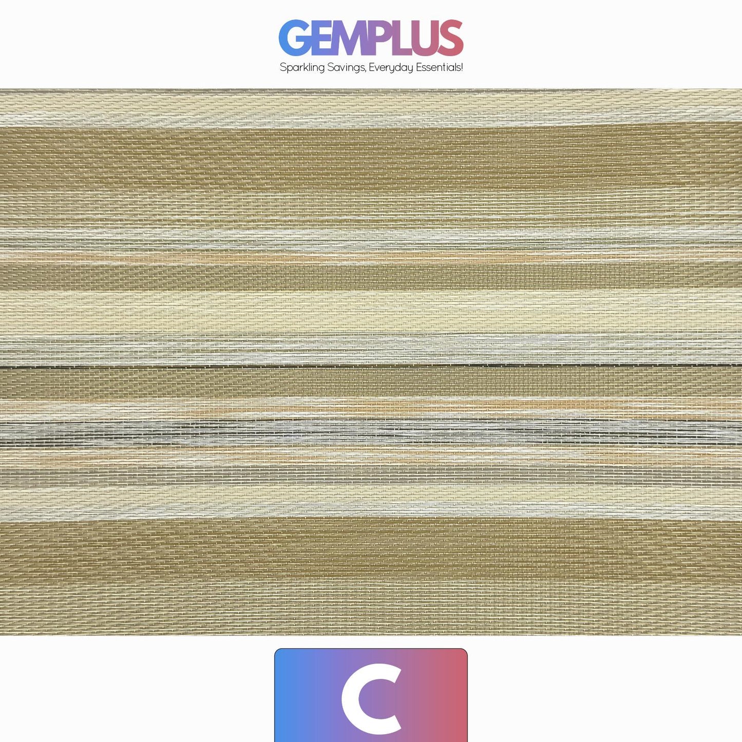 GEM+ | Premium 4/6 Piece Placemat Set Durable Heat-Resistant Easy to Clean
