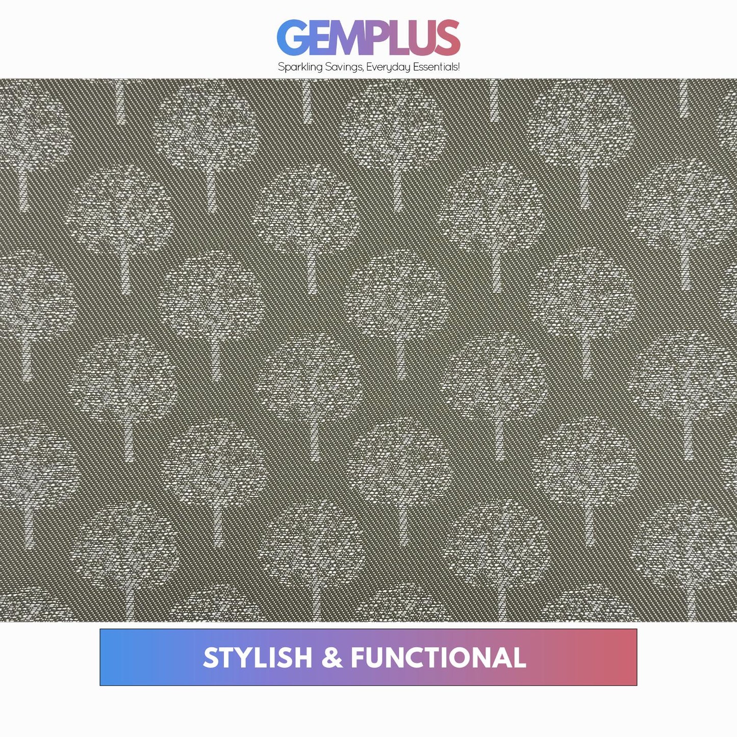 GEM+ | Premium 4/6 Piece Placemat Set Durable Heat-Resistant Easy to Clean