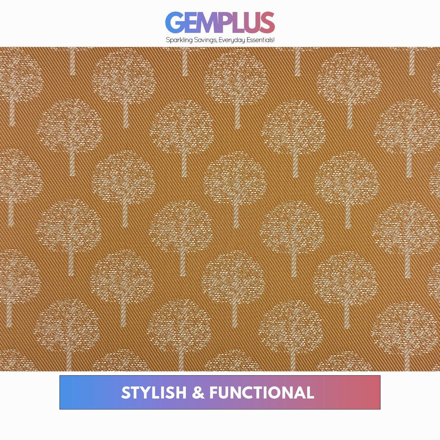 GEM+ | Premium 4/6 Piece Placemat Set Durable Heat-Resistant Easy to Clean