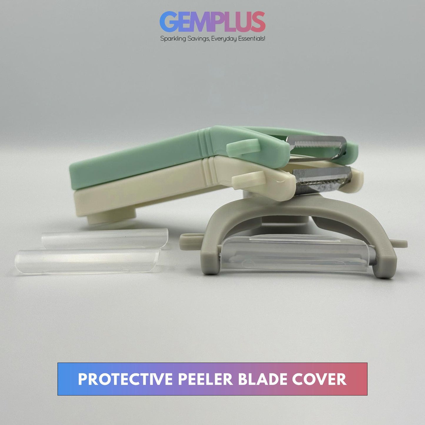 GEM+ | 3 PCS Premium Potato Vegetable & Fruit Peeler Set Stainless Steel