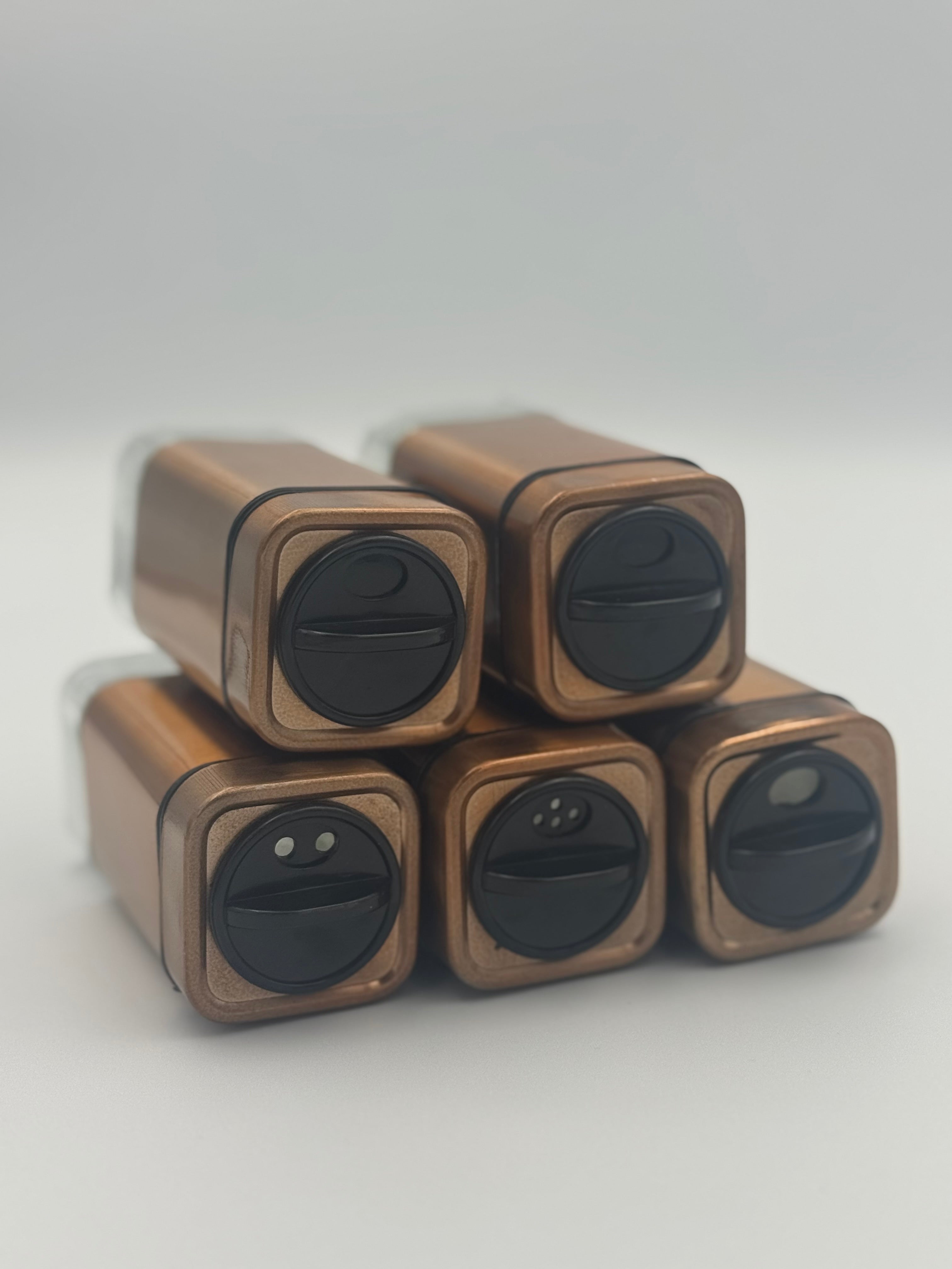 GEM+ | Bronze 9pc Spice Jar & Shakers Set