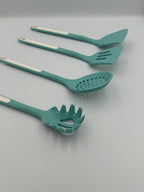 GEM+ | Premium 26-Piece Cooking & Baking Utensil Set Silicone Non-Stick BPA-FREE- Teal