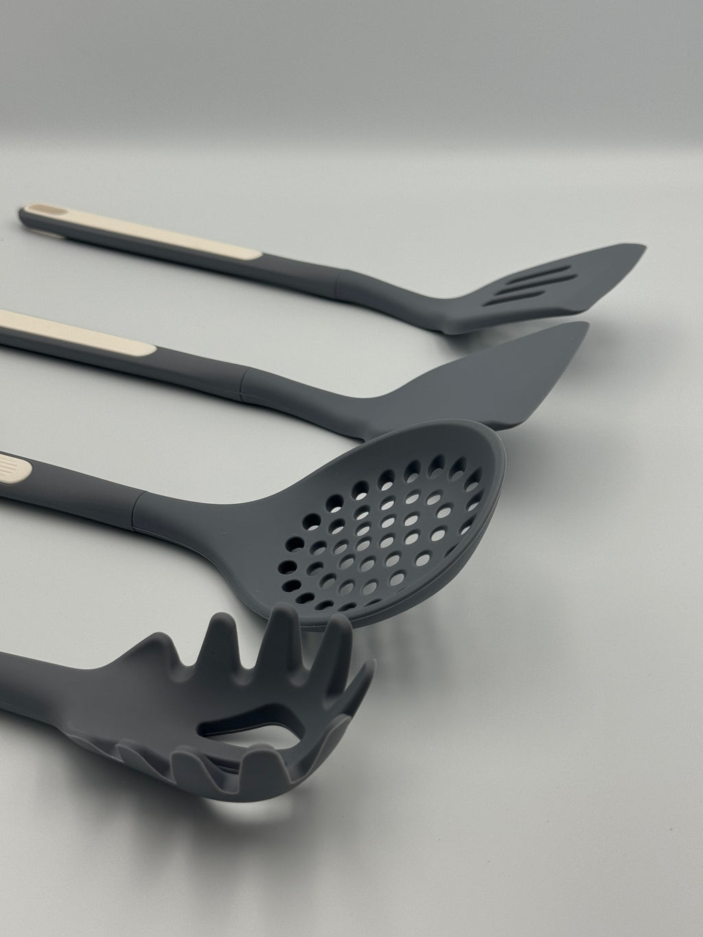 GEM+ | Premium 26-Piece Cooking & Baking Utensil Set Silicone Non-Stick BPA-FREE- Slate Grey