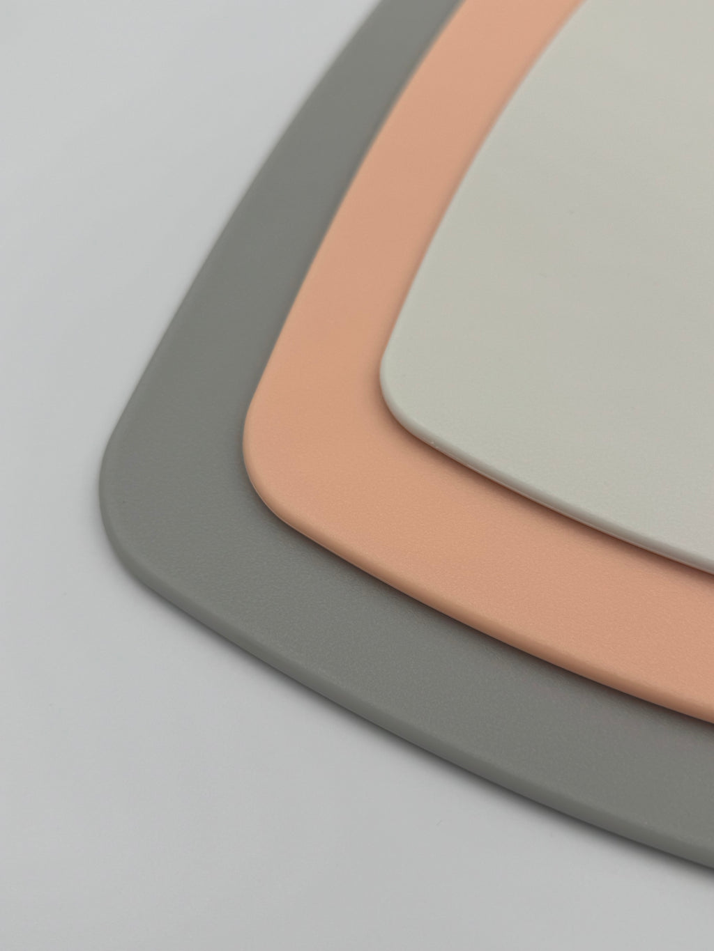 GEM+ | Premium 3 Pcs Color-Coded Chopping Board Set - Durable PP Material - Apricot Edition