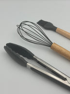 GEM+ | Premium 12-Piece Cooking & Baking Utensil Set Silicone Non-Stick BPA-FREE- Grey