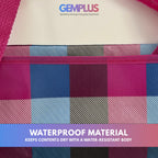 GEM+ | Premium Small Reusable Laundry Shopping Bag Zip Storage 50 x 35 x 19 cm