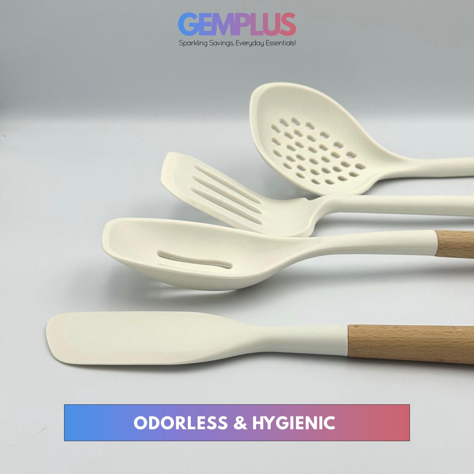GEM+ | Premium 28-Piece Cooking & Baking Utensil Set Silicone Non-Stick BPA-FREE