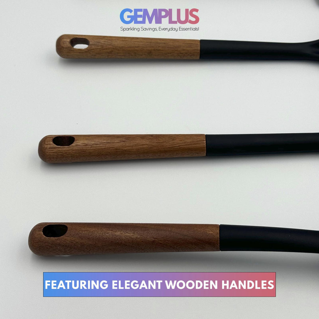 GEM+ | Premium 28-Piece Cooking & Baking Utensil Set Silicone Non-Stick BPA-FREE