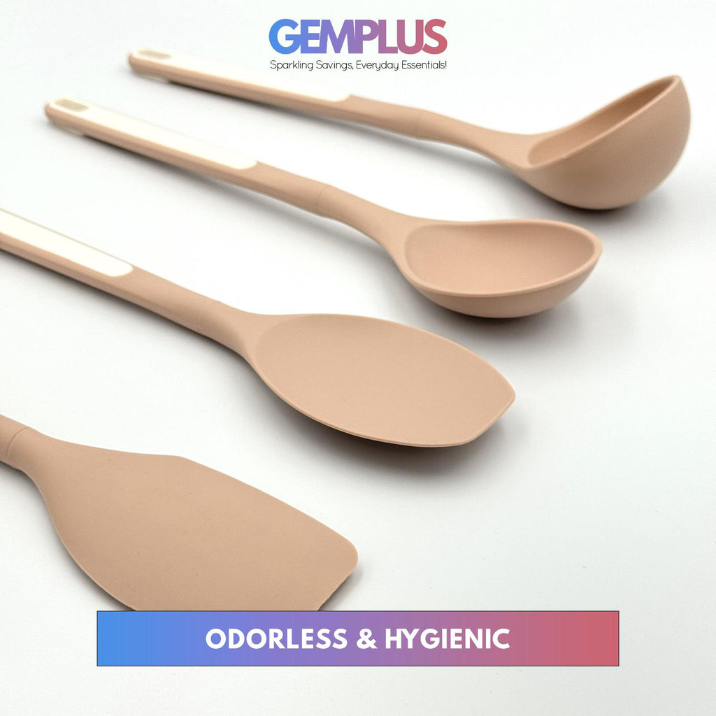 GEM+ | Premium 26-Piece Cooking & Baking Utensil Set Silicone Non-Stick BPA-FREE- Pastel Pink