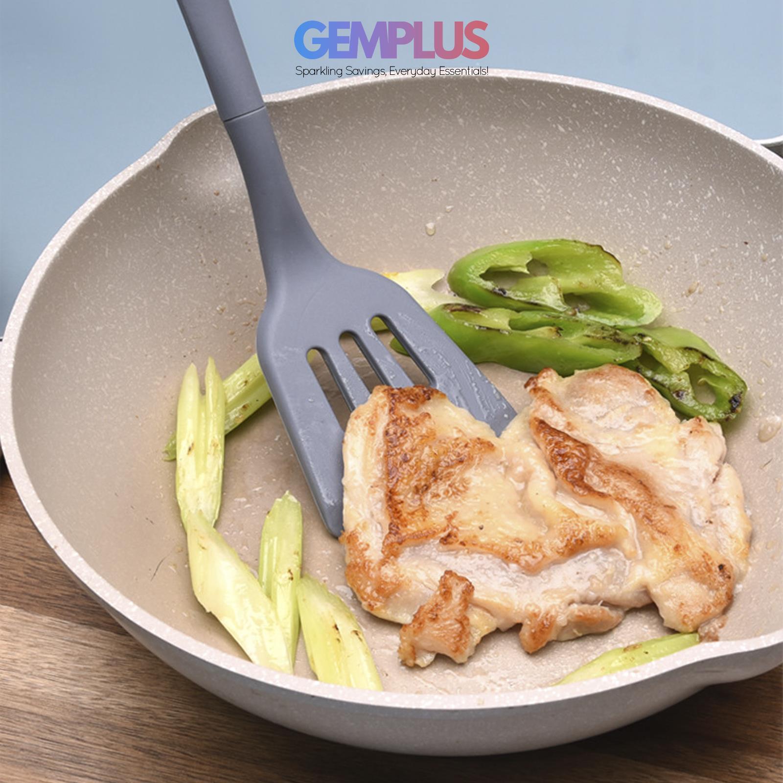 GEM+ | Premium 26-Piece Cooking & Baking Utensil Set Silicone Non-Stick BPA-FREE- Slate Grey