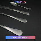 GEM+ | 24-Piece Premium Stainless Steel Cutlery Set Quality Rust-Resistant
