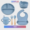 6-Piece Silicone Baby Feeding Set