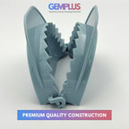 GEM+ | 3 Pcs Premium Dumpling Maker Set - Easy Dough Press Grey & Blue  3 Sizes