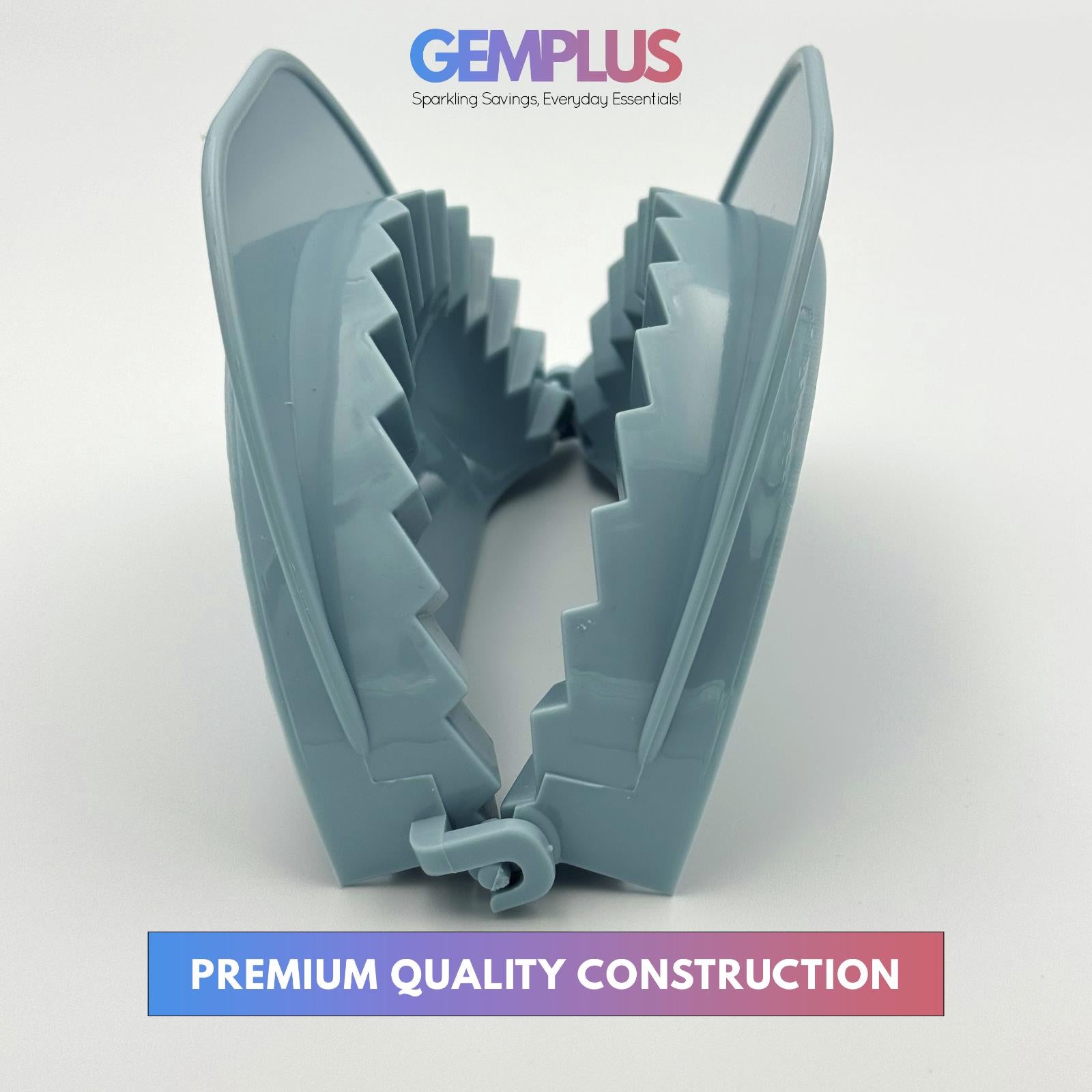 GEM+ | 3 Pcs Premium Dumpling Maker Set - Easy Dough Press Grey & Blue  3 Sizes