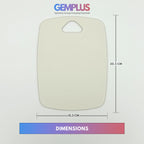 GEM+ | Premium 3 Pcs Color-Coded Chopping Board Set - Durable PP Material - Summer Green