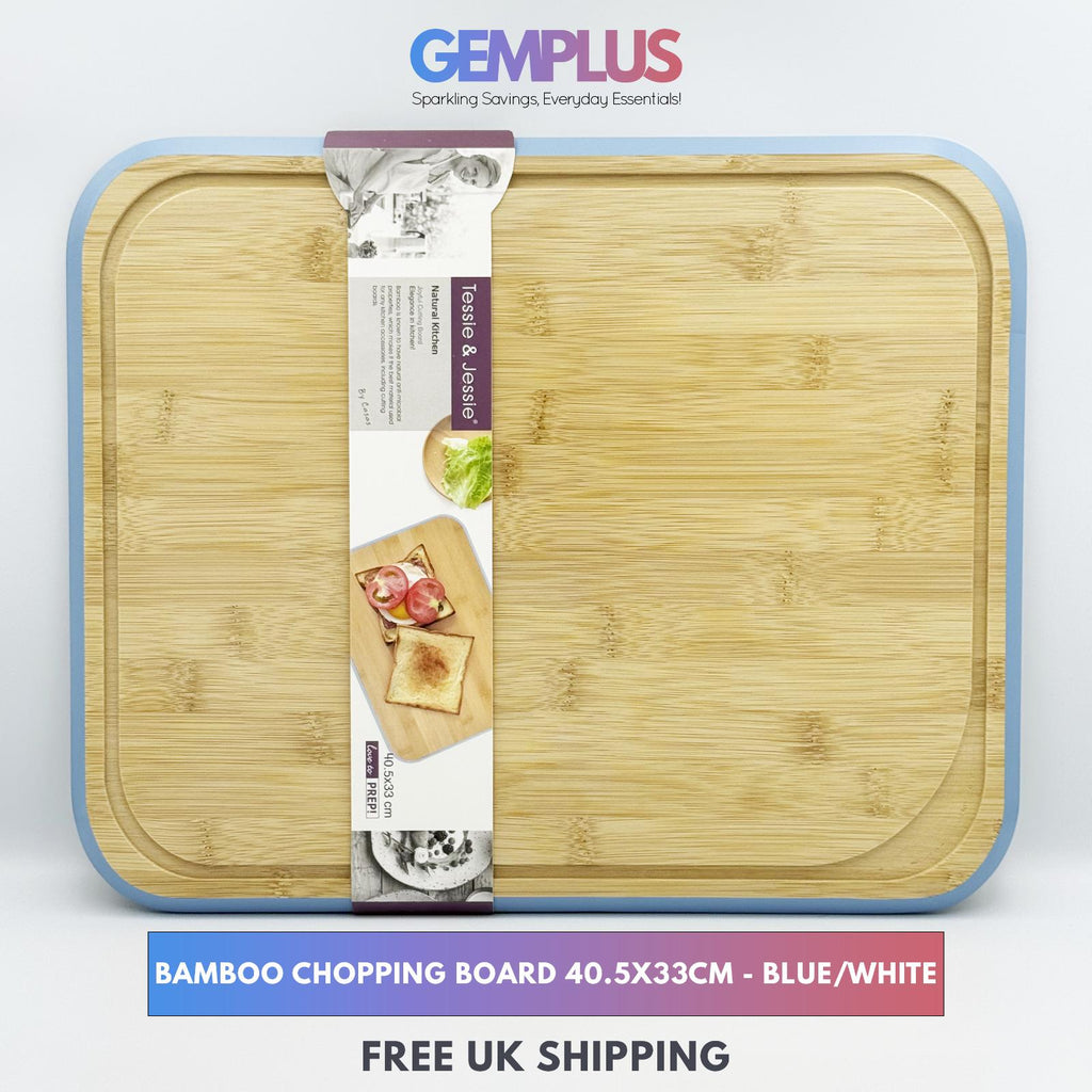 GEM+ | Premium Natural Bamboo Large Chopping Board Durable Eco-Friendly Elegant