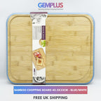 GEM+ | Premium Natural Bamboo Large Chopping Board Durable Eco-Friendly Elegant