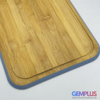 GEM+ | Premium Natural Bamboo Large Chopping Board Durable Eco-Friendly Elegant
