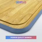 GEM+ | Premium Natural Bamboo Large Chopping Board Durable Eco-Friendly Elegant