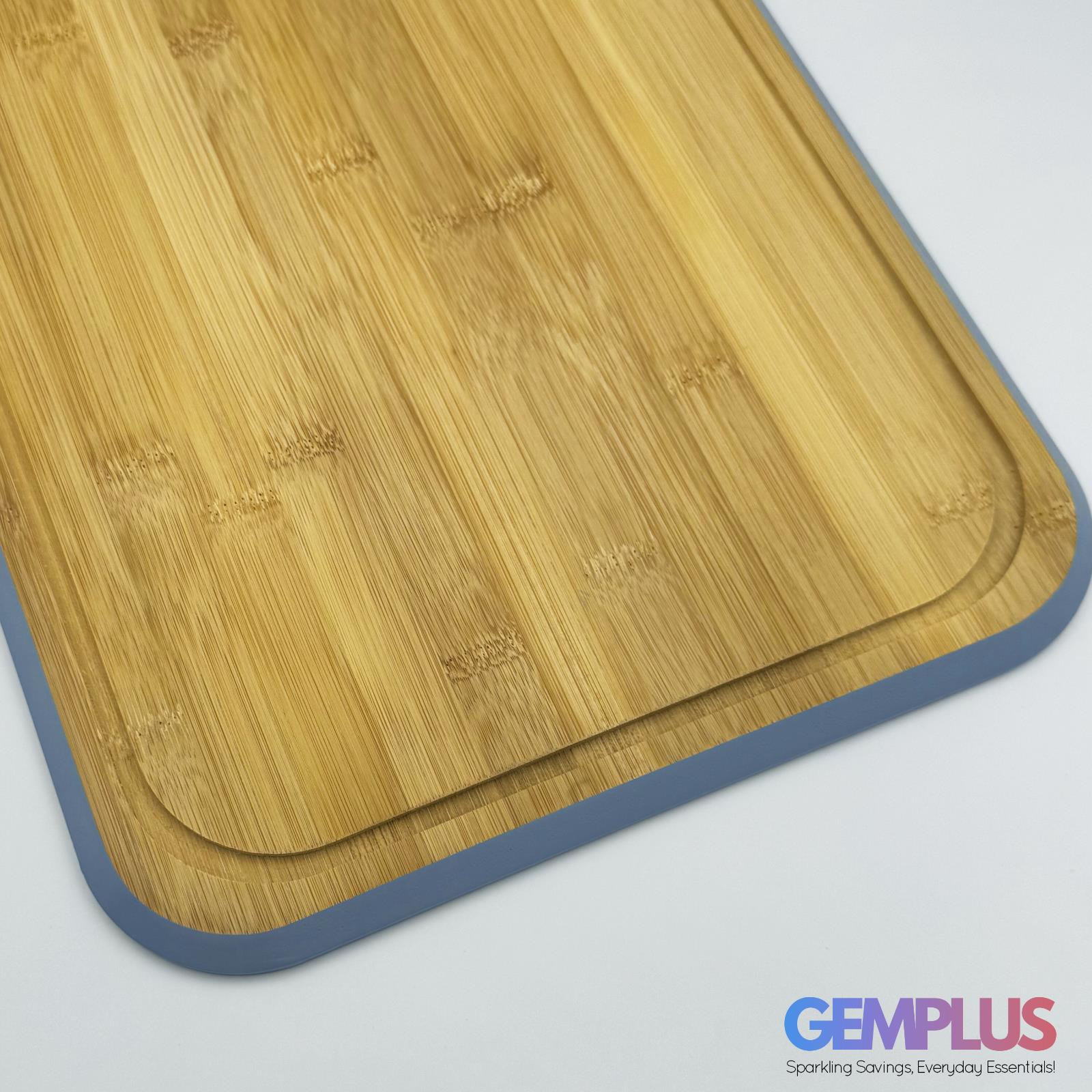 GEM+ | Premium Natural Bamboo Large Chopping Board Durable Eco-Friendly Elegant