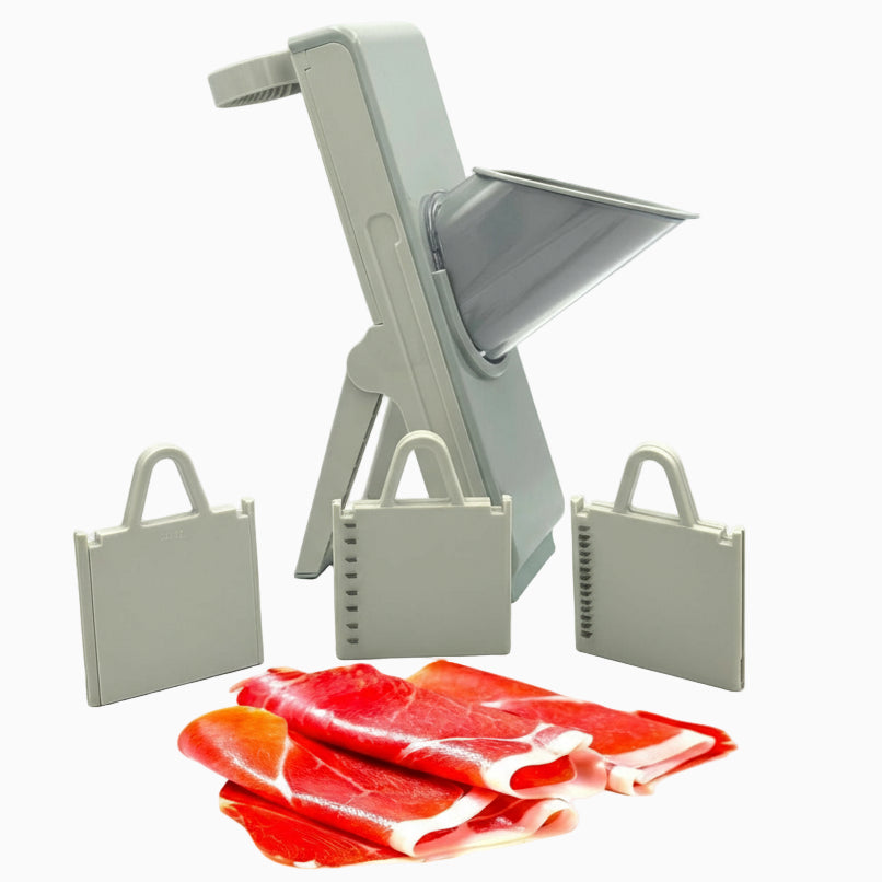 GEM+ | Premium Mandoline Meat and Vegetable Slicer Set Adjustable Blades Safe