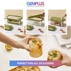 GEM+ | Easy Release Ice Cube Mould One-Touch Mechanism - Perfect Ice Every Time