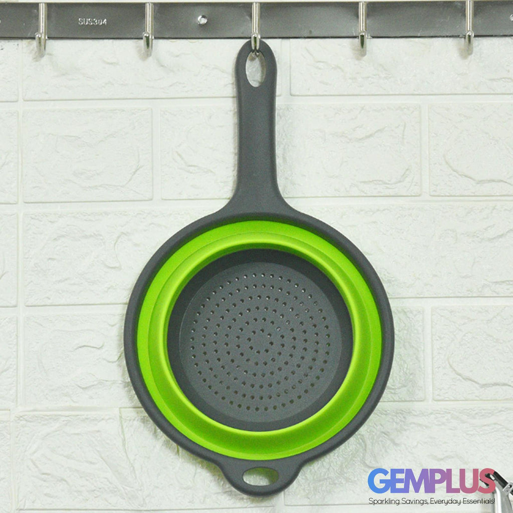 GEM+ | 3-Piece Collapsible Colander Set with Handle & Hanging Loop – BPA FREE