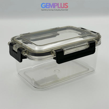 GEM+ | 3-Piece Square Food Container Storage Set – Durable BPA-Free, Lock & Seal