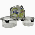 GEM+ | 3-Piece Food Container Storage Set – Durable, BPA-Free, Lock & Seal