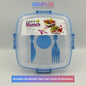 GEM+ | 3-Compartment 1700ML Lunch Box Set Sauce Bottle Fork & Knife – BPA FREE