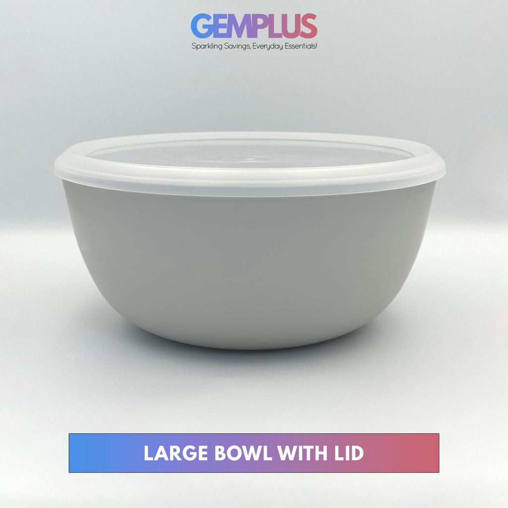 GEM+ | Premium 4 Pcs Multi-Purpose Bowl Set with 2 Colanders - Strainers & Sieve