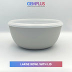GEM+ | Premium 4 Pcs Multi-Purpose Bowl Set with 2 Colanders - Strainers & Sieve