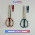 GEM+ | Premium Stainless Steel Herb Scissors - 5 Blades Multipurpose with Brush