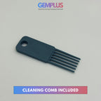 GEM+ | Premium Stainless Steel Herb Scissors - 5 Blades Multipurpose with Brush