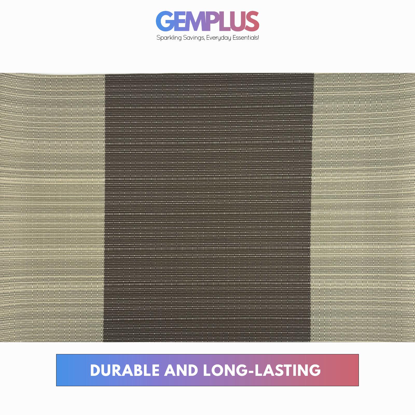 GEM+ | Premium 4/6-Piece Placemat Set – Durable Heat Resistant Easy to Clean