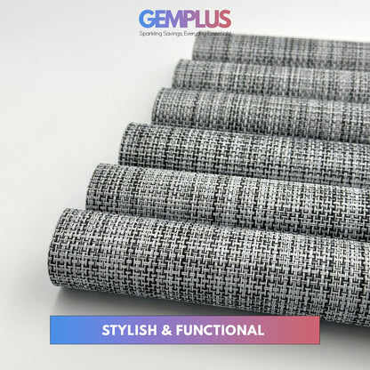 GEM+ | Premium 4/6-Piece Placemat Set – Durable Heat Resistant Easy to Clean