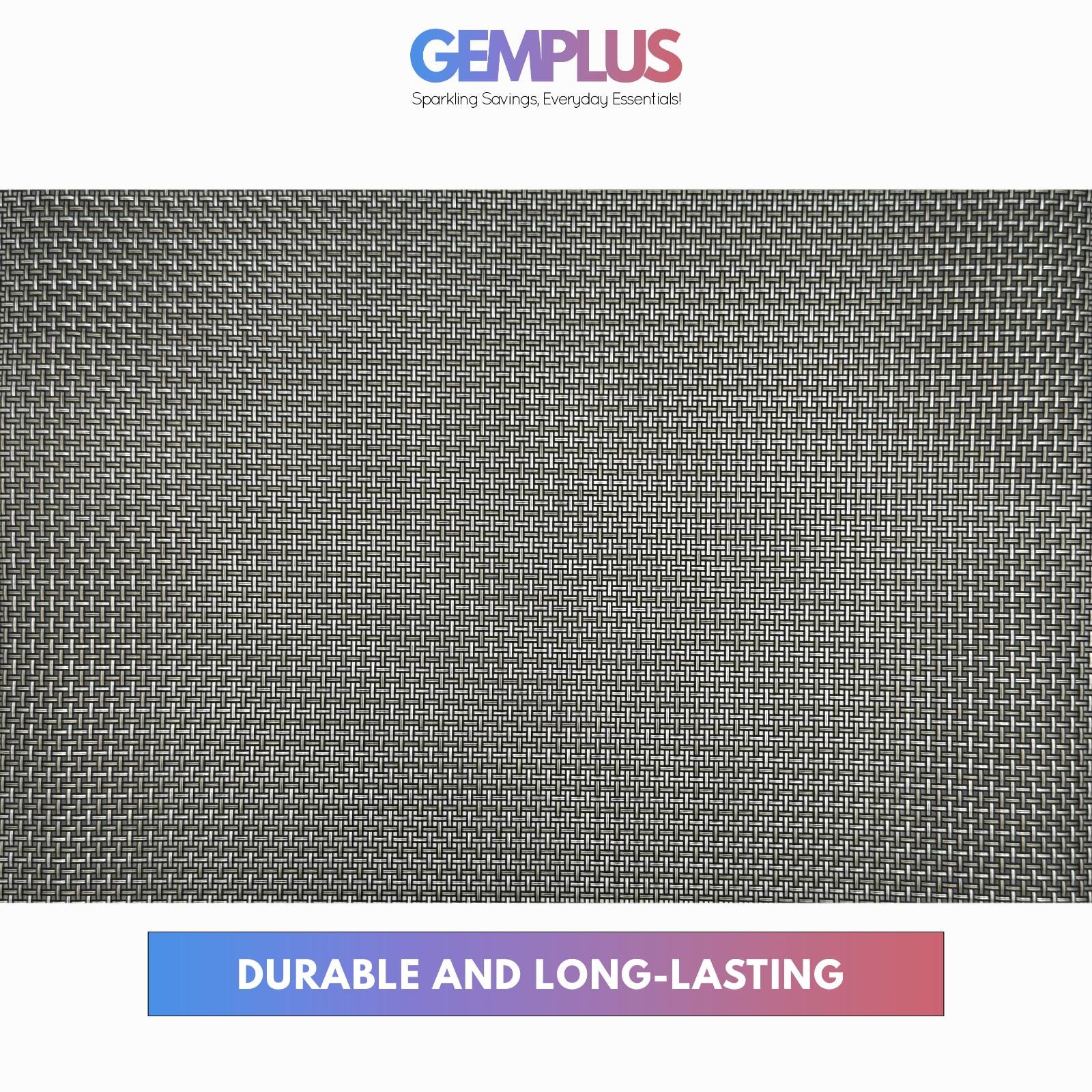GEM+ | Premium 4/6-Piece Placemat Set – Durable, Heat-Resistant Easy to Clean