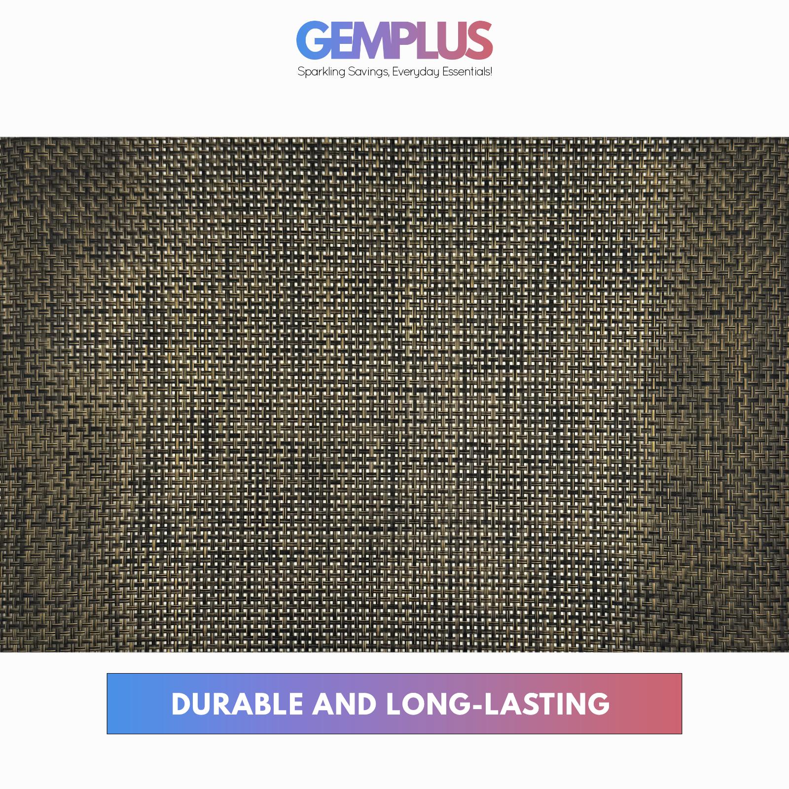 GEM+ | Premium 4/6-Piece Placemat Set – Durable, Heat-Resistant Easy to Clean