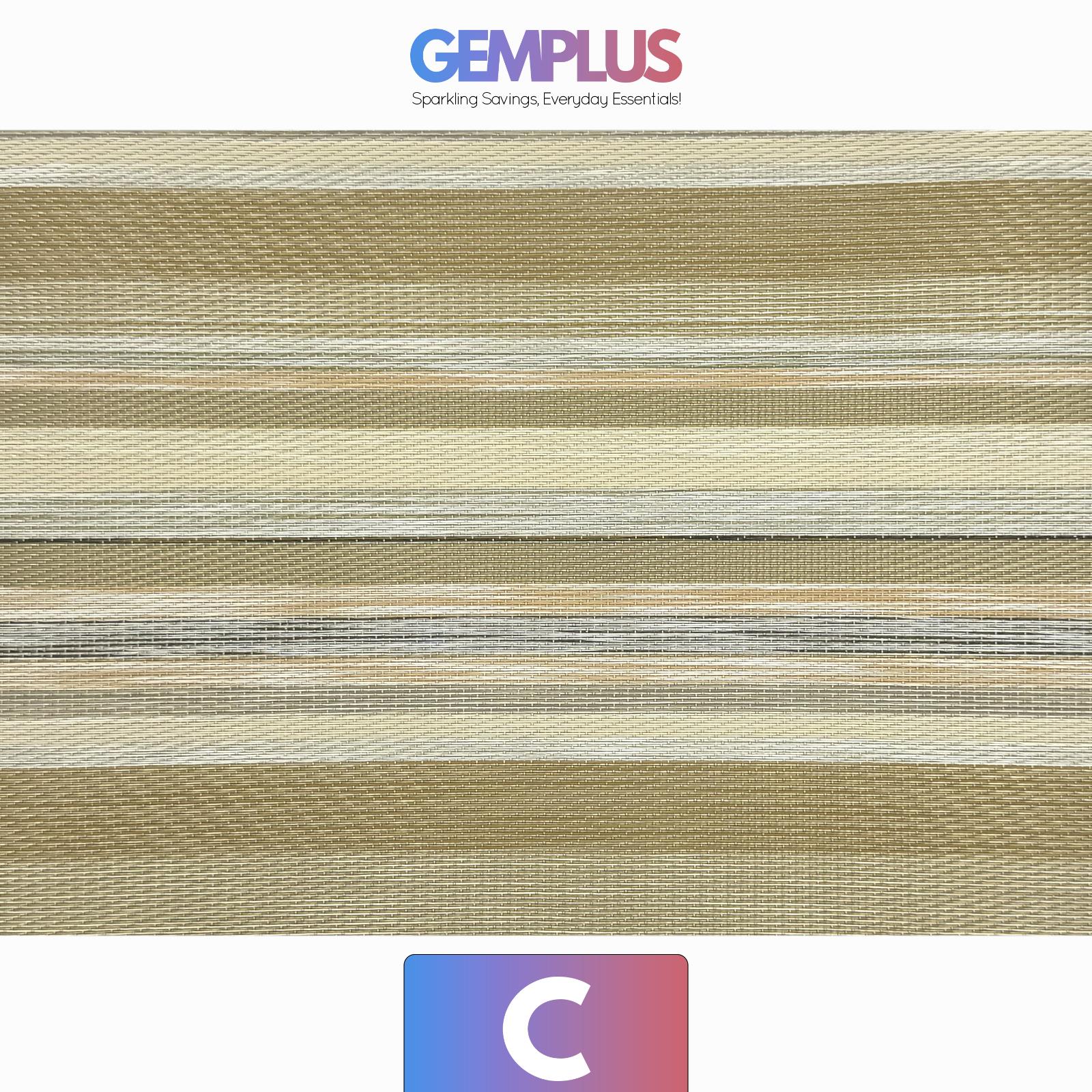 GEM+ | Premium  4/6 Piece Placemat Set Durable Heat-Resistant Easy to Clean