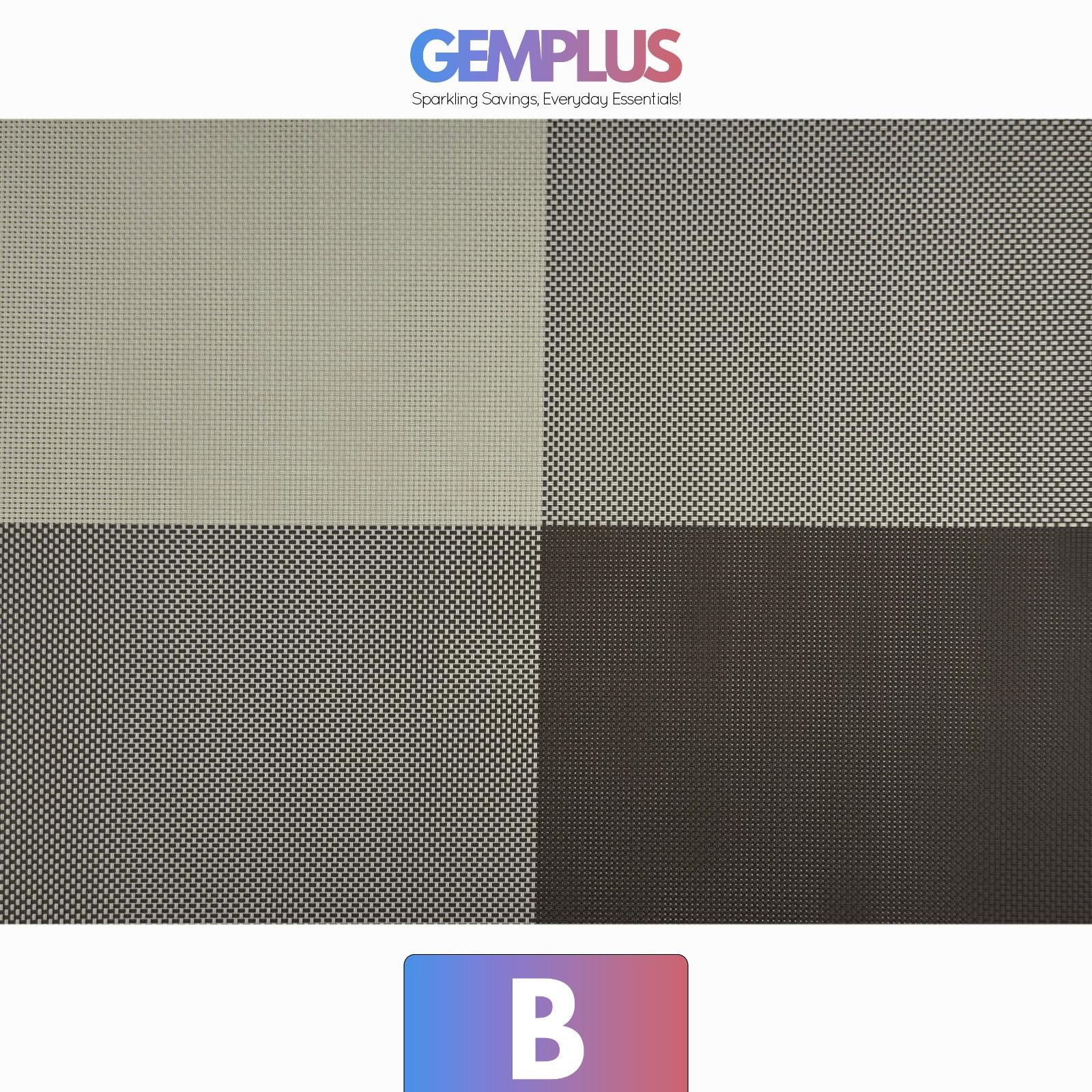 GEM+ | Premium  4/6-Piece Placemat Set – Durable, Heat-Resistant, Easy to Clean