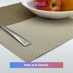 GEM+ | Premium  4/6-Piece Placemat Set – Durable, Heat-Resistant, Easy to Clean