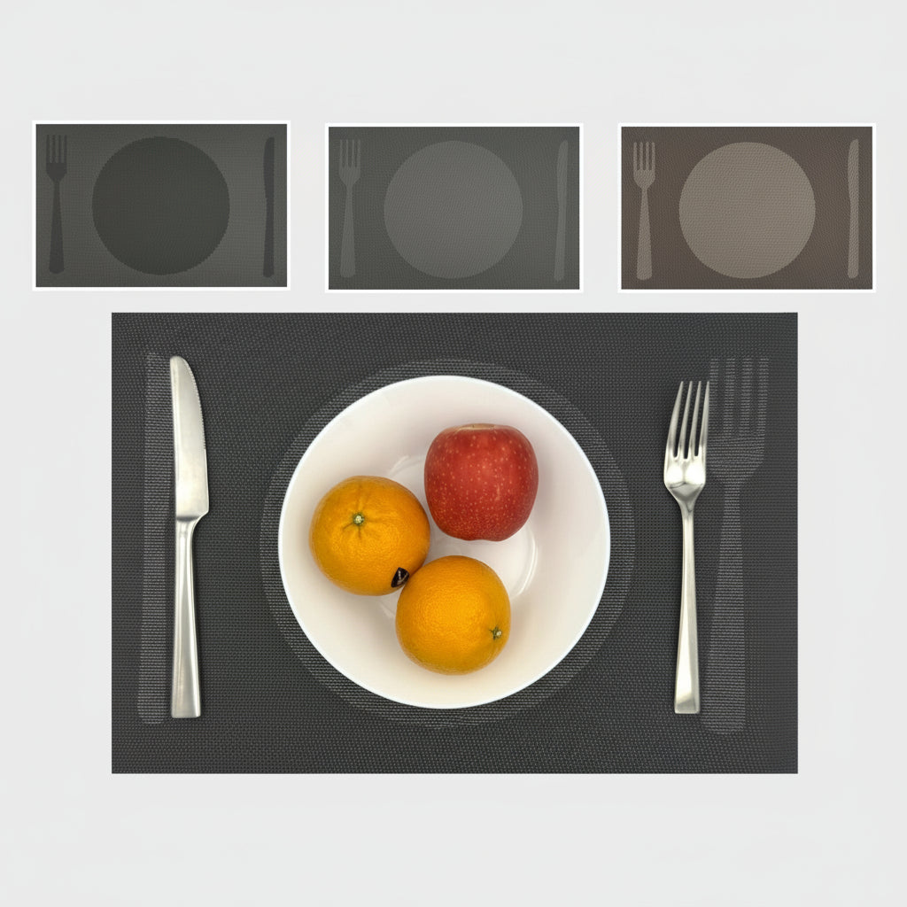 GEM+ | Premium 4/6 Piece Placemat Set – Durable Heat-Resistant, Easy to Clean