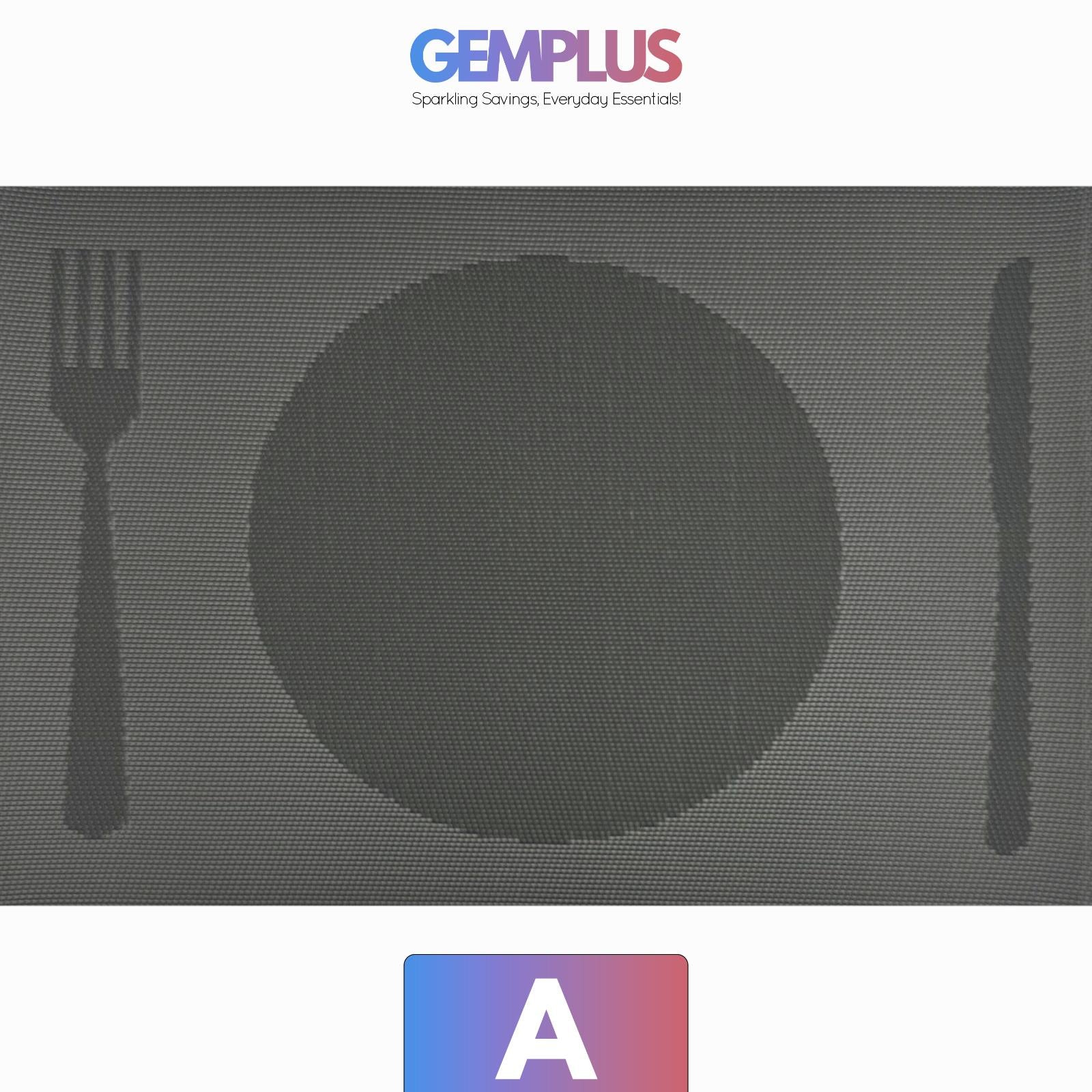 GEM+ | Premium 4/6 Piece Placemat Set – Durable Heat-Resistant, Easy to Clean