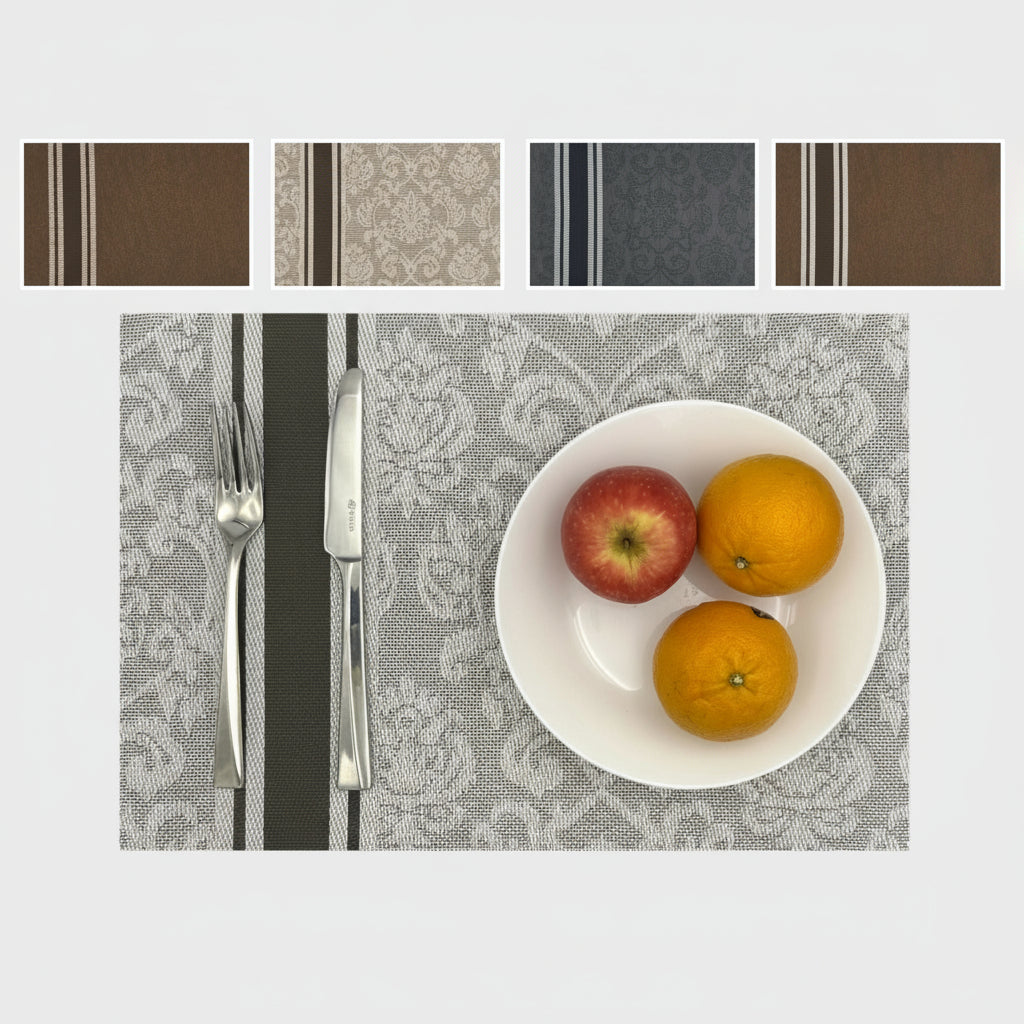 GEM+ | Premium 4/6 Piece Placemat Set Durable  Heat-Resistant Easy to Clean