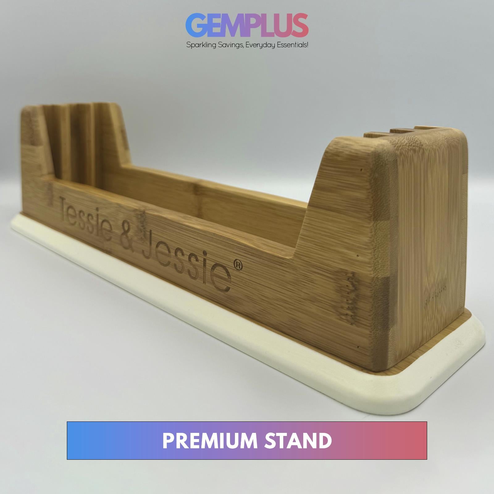 GEM+ | 3 PCS Premium Natural Bamboo Color Coded Chopping Board Set Veggies Meat