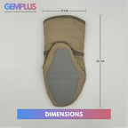 GEM+ | Premium Oven Mitt Silicone Heat Resistant Non-Slip Grip Baking BBQ Grill