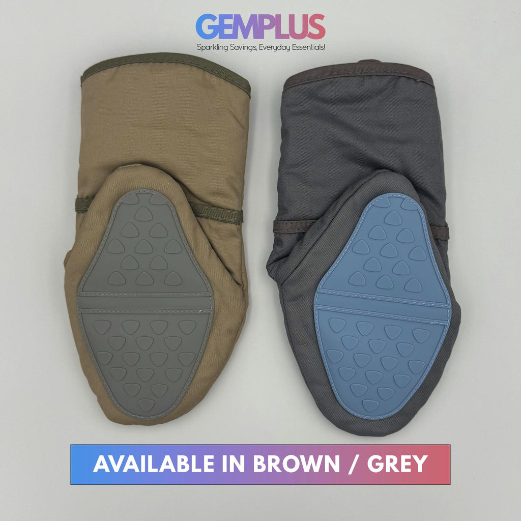 GEM+ | Premium Oven Mitt Silicone Heat Resistant Non-Slip Grip Baking BBQ Grill